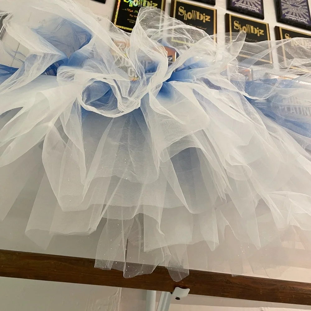 NWOT💫 Blue+White Sparkle Tutu! - Picture 5 of 6